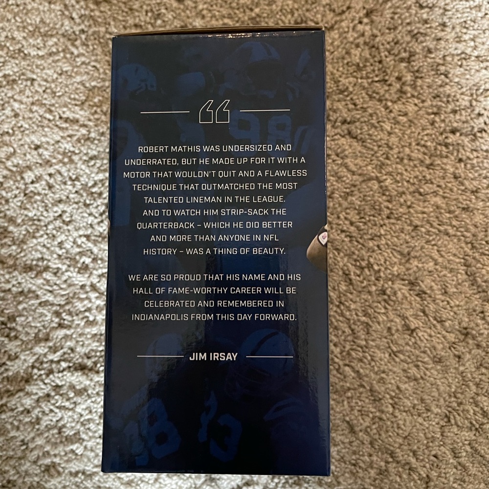 Robert Mathis Bobble Head - Picture 2 of 5